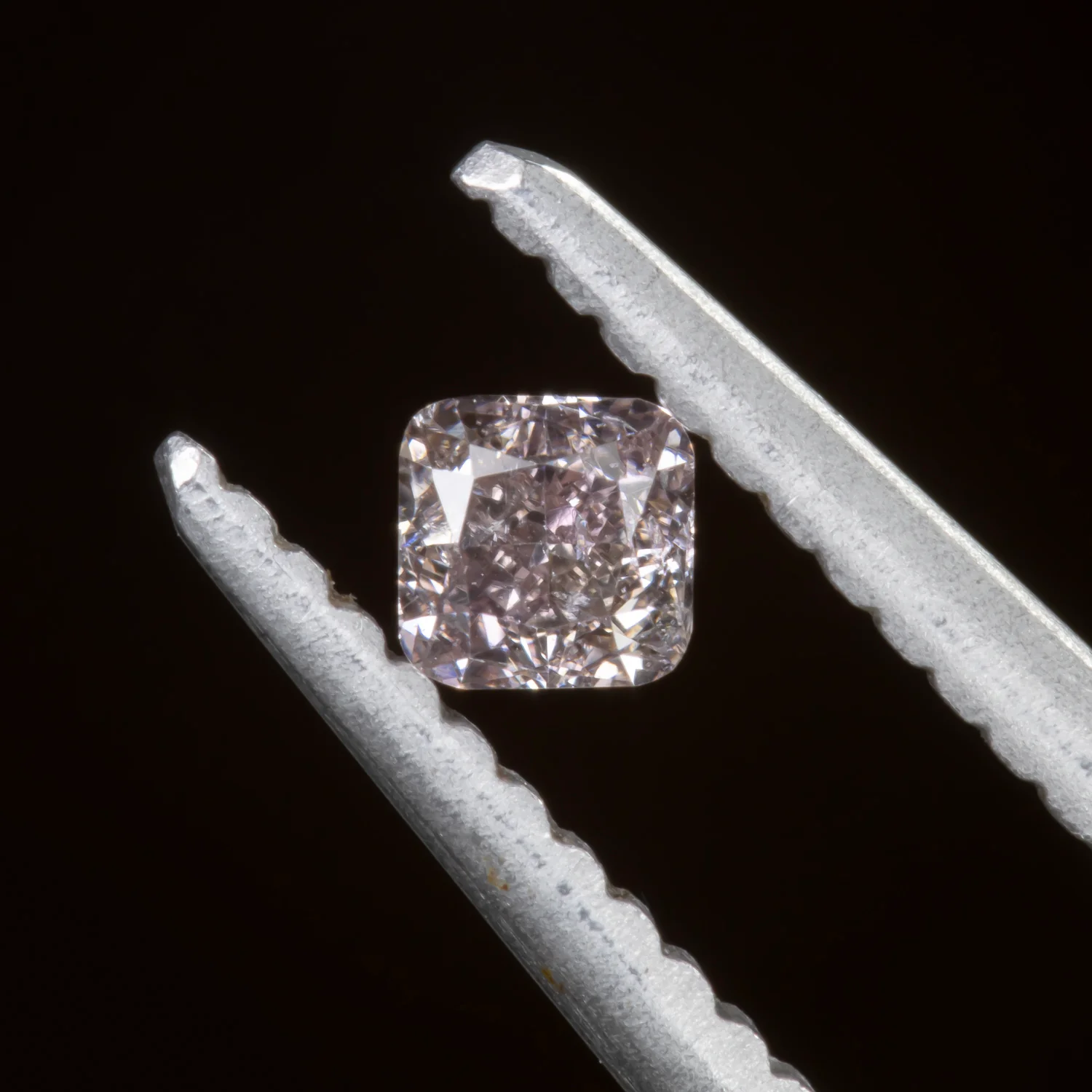 0.17ct FANCY PURPLE PINK BROWN DIAMOND GIA CERTIFIED NATURAL RADIANT CUT LOOSE