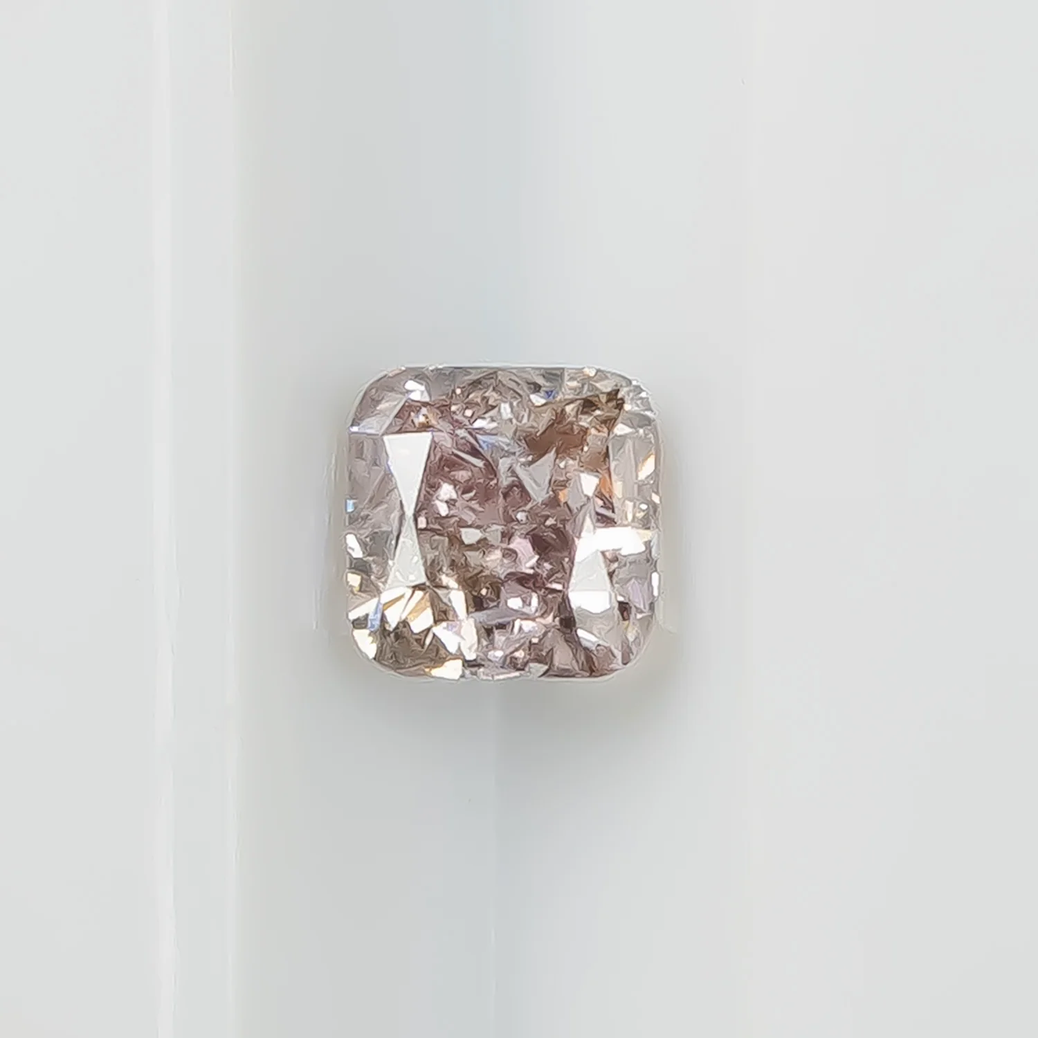 0.17ct FANCY PURPLE PINK BROWN DIAMOND GIA CERTIFIED NATURAL RADIANT CUT LOOSE - Image 2