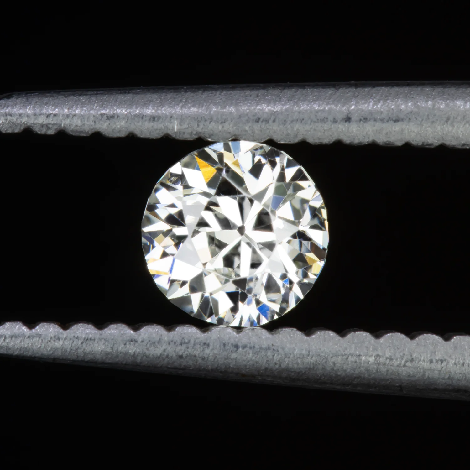 0.34ct OLD EUROPEAN CUT DIAMOND H-I VS2 VINTAGE LOOSE NATURAL ESTATE 3/4 CARAT