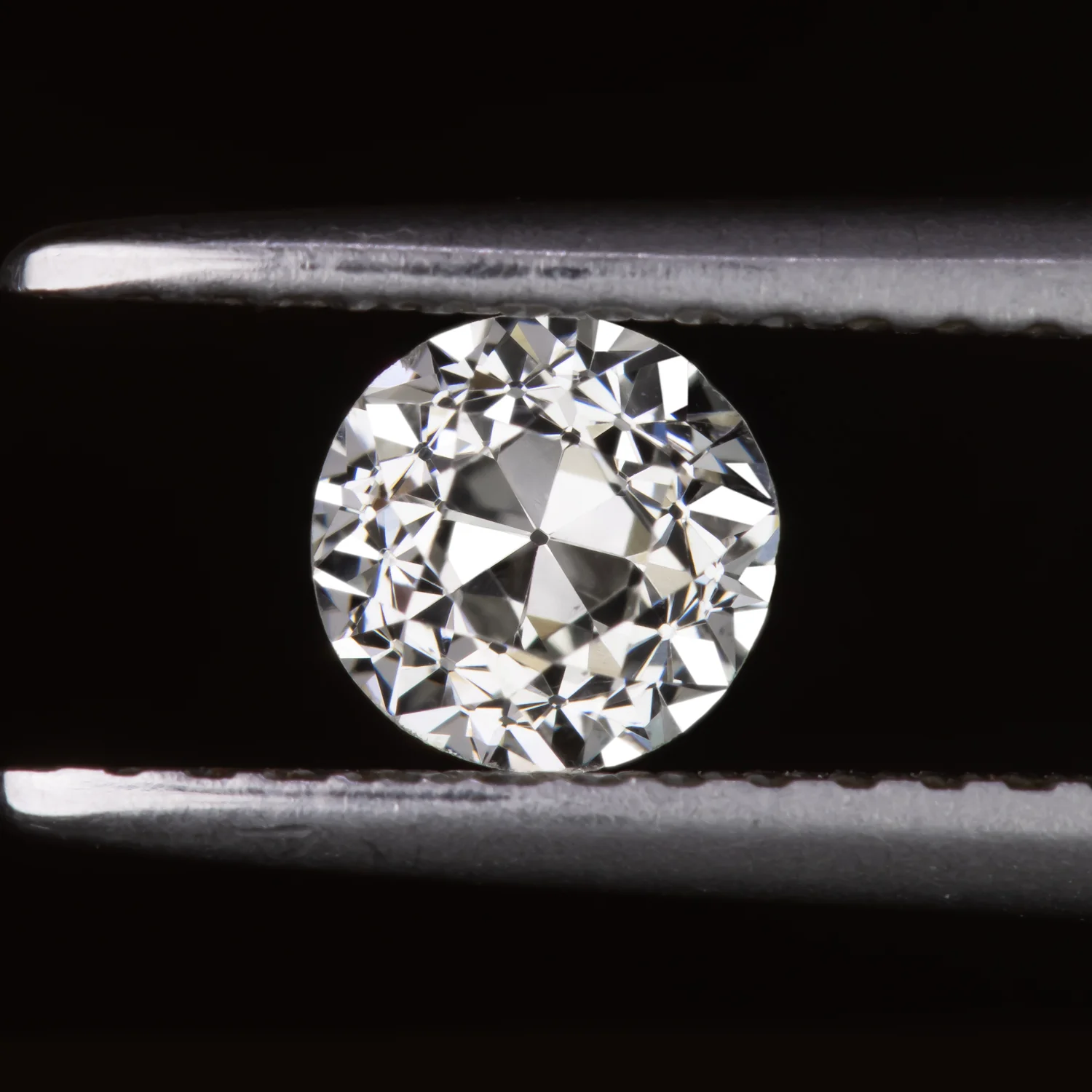 0.44ct OLD EUROPEAN CUT DIAMOND GIA CERTIFIED J SI1 VINTAGE NATURAL LOOSE ESTATE