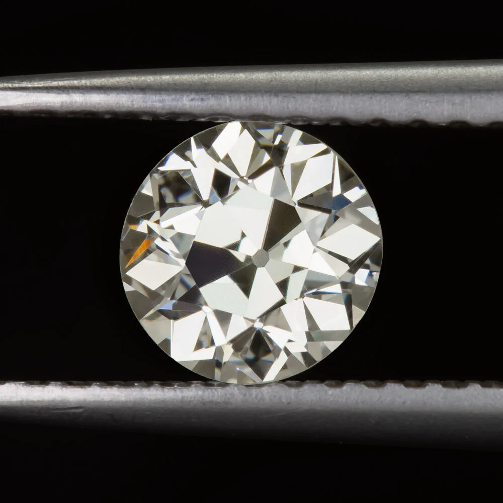 0.66ct OLD EUROPEAN CUT DIAMOND GIA CERTIFIED K SI1 NATURAL VINTAGE LOOSE ESTATE