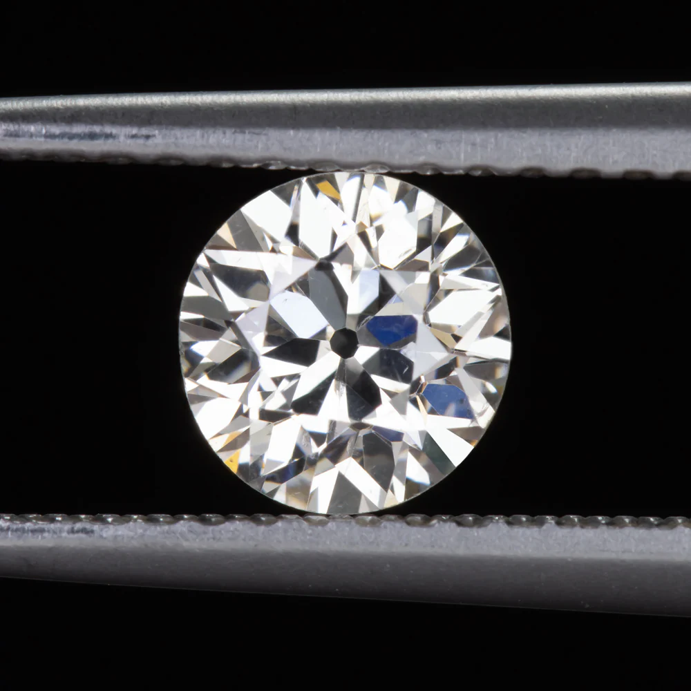 0.66ct OLD EUROPEAN CUT DIAMOND I-J SI1 VINTAGE NATURAL ENGAGEMENT LOOSE 2/3ct