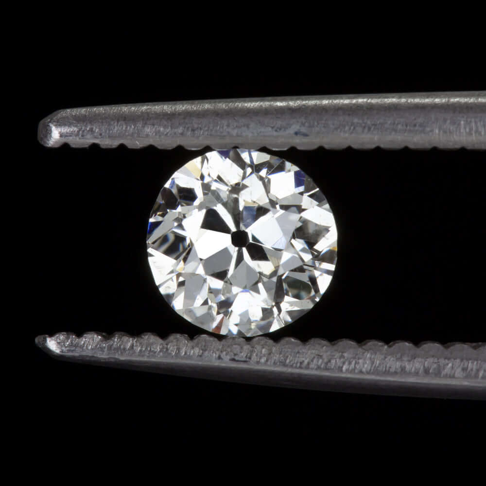 0.67ct OLD EUROPEAN CUT DIAMOND F SI2 VINTAGE 1920s LOOSE ESTATE 2/3