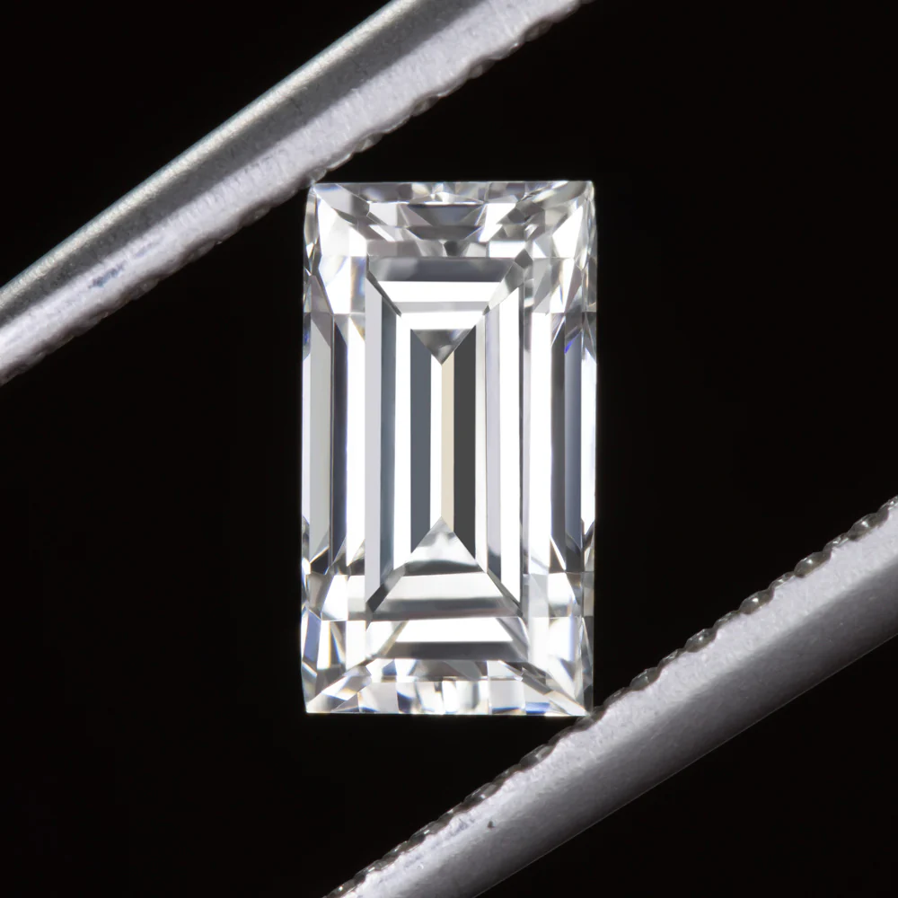 0.70ct GIA CERTIFIED DIAMOND BAGUETTE CUT G VS1 LOOSE NATURAL LONG EMERALD STEP