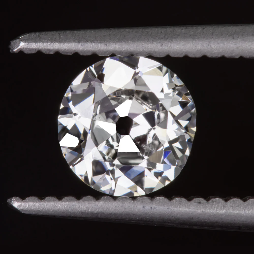 0.72ct OLD EUROPEAN CUT DIAMOND E-F SI2 LOOSE VINTAGE NATURAL ESTATE 3/4 CARAT