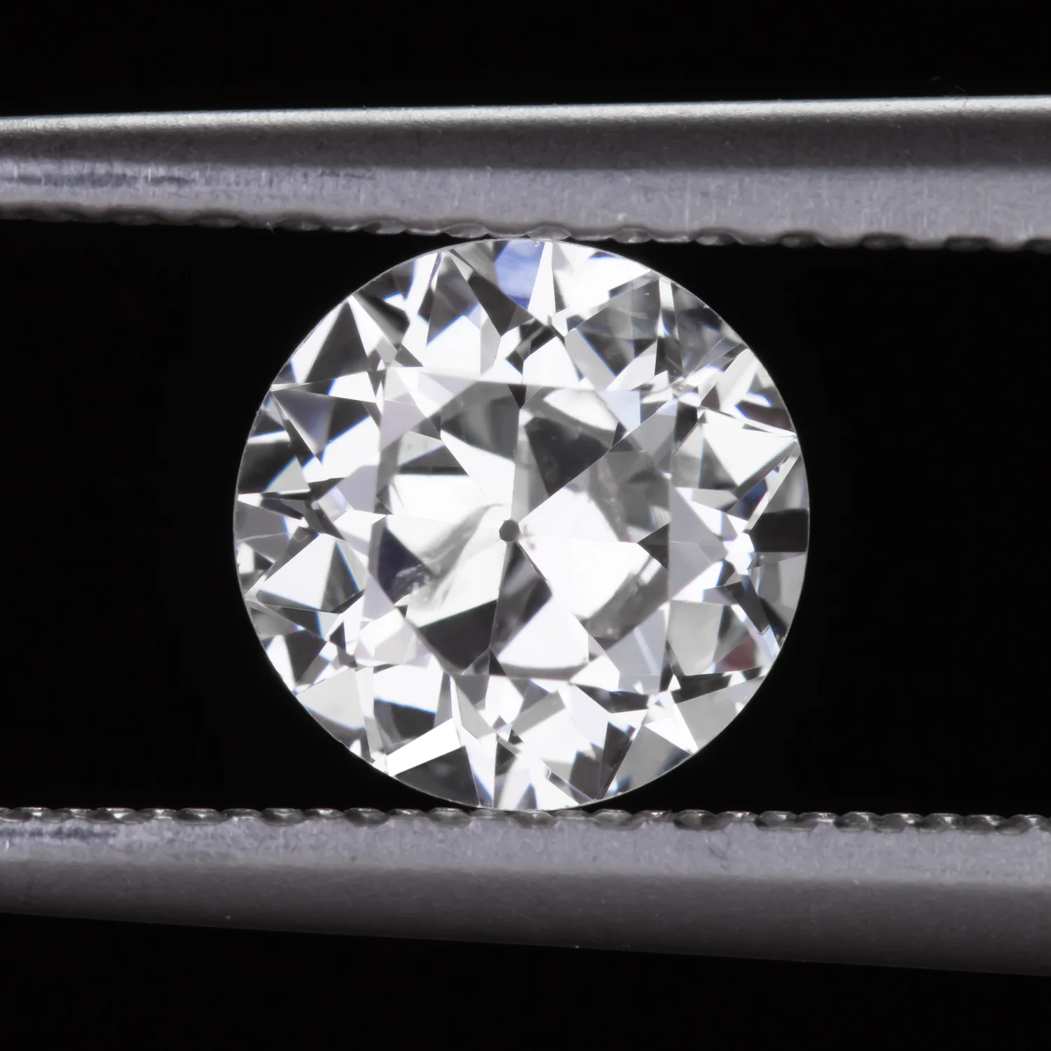 0.74ct OLD EUROPEAN CUT DIAMOND E-F SI VINTAGE LOOSE NATURAL ENGAGEMENT ESTATE