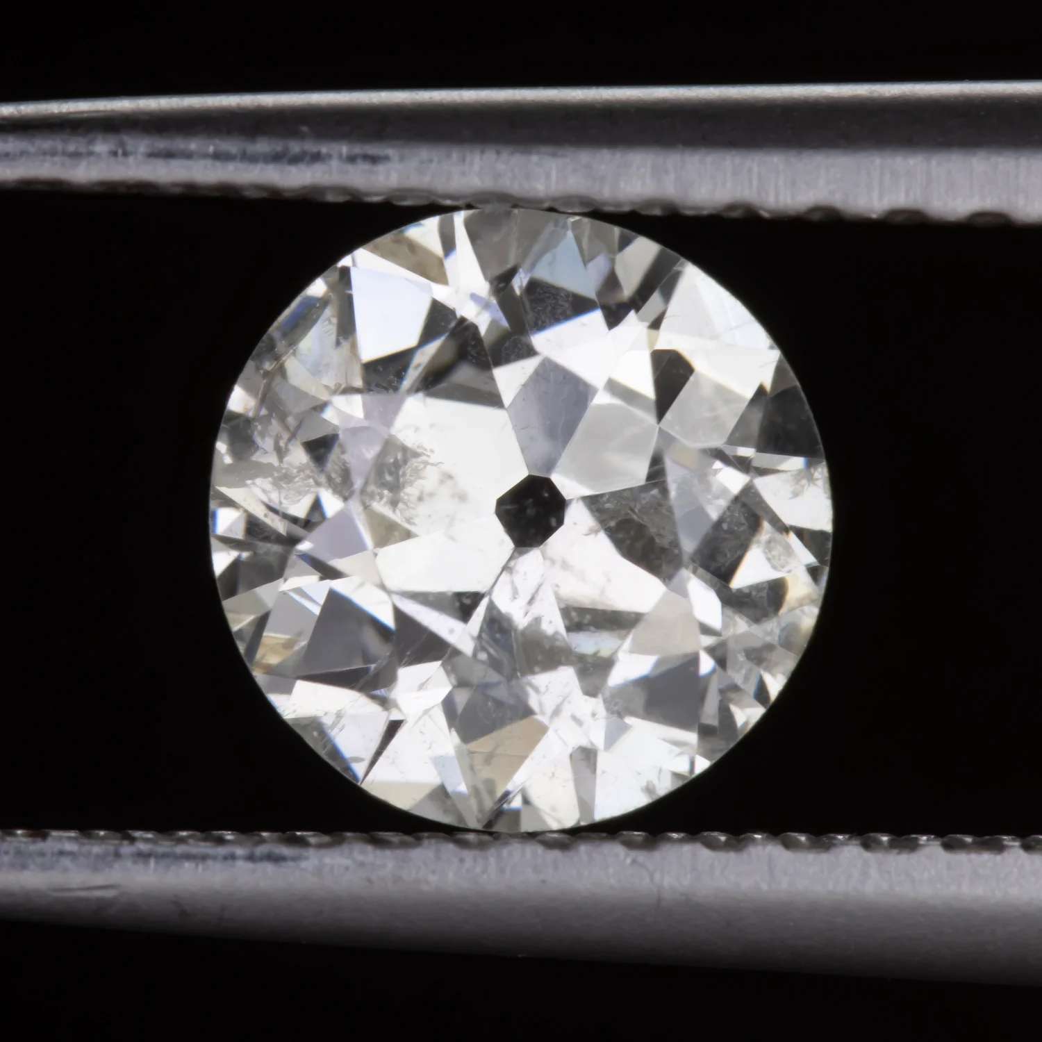 0.91ct OLD EUROPEAN CUT DIAMOND 6.4mm VINTAGE LOOSE NATURAL ENGAGEMENT ESTATE