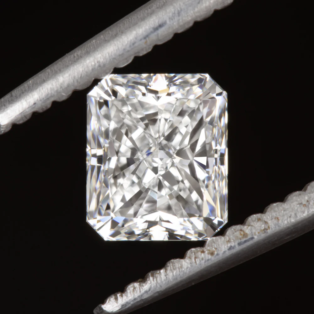0.91ct RADIANT CUT DIAMOND GIA CERTIFIED E VVS1 LOOSE NATURAL ENGAGEMENT 1 CARAT