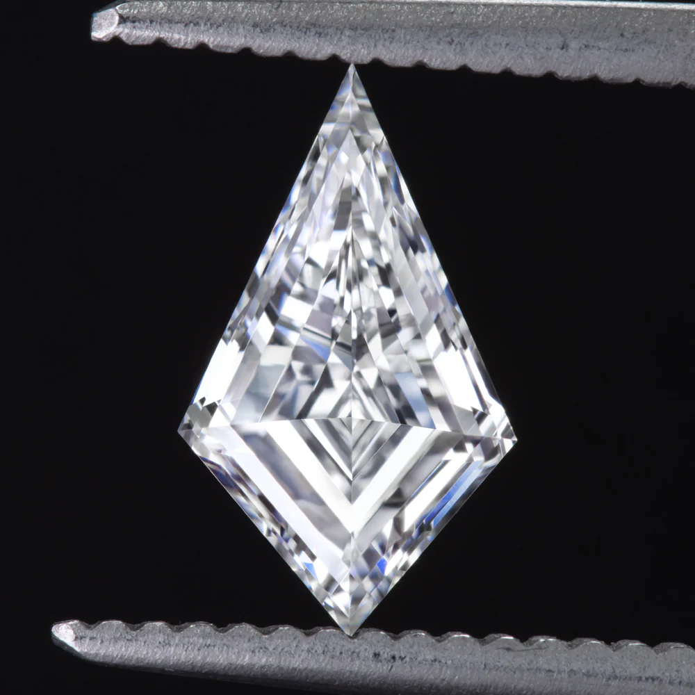 1.07ct KITE SHAPE LAB CREATED DIAMOND IGI CERTIFIED E VVS2 GEOMETRIC LOOSE 1ct