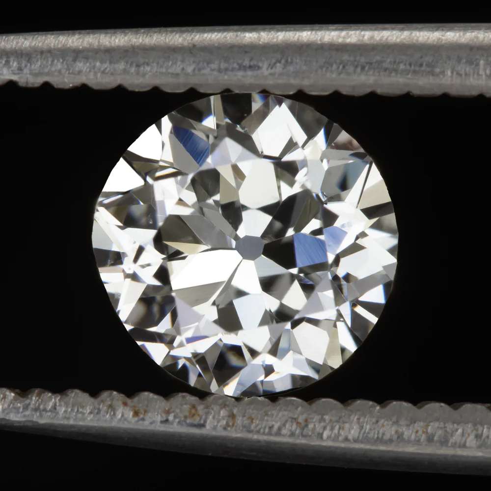 1.36 CARAT OLD EUROPEAN CUT LOOSE DIAMOND CERTIFIED I VS1 VINTAGE ESTATE NATURAL