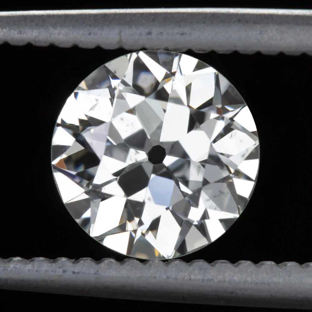 1.38ct OLD EUROPEAN CUT DIAMOND GIA CERTIFIED I SI2 VINTAGE LOOSE NATURAL ESTATE