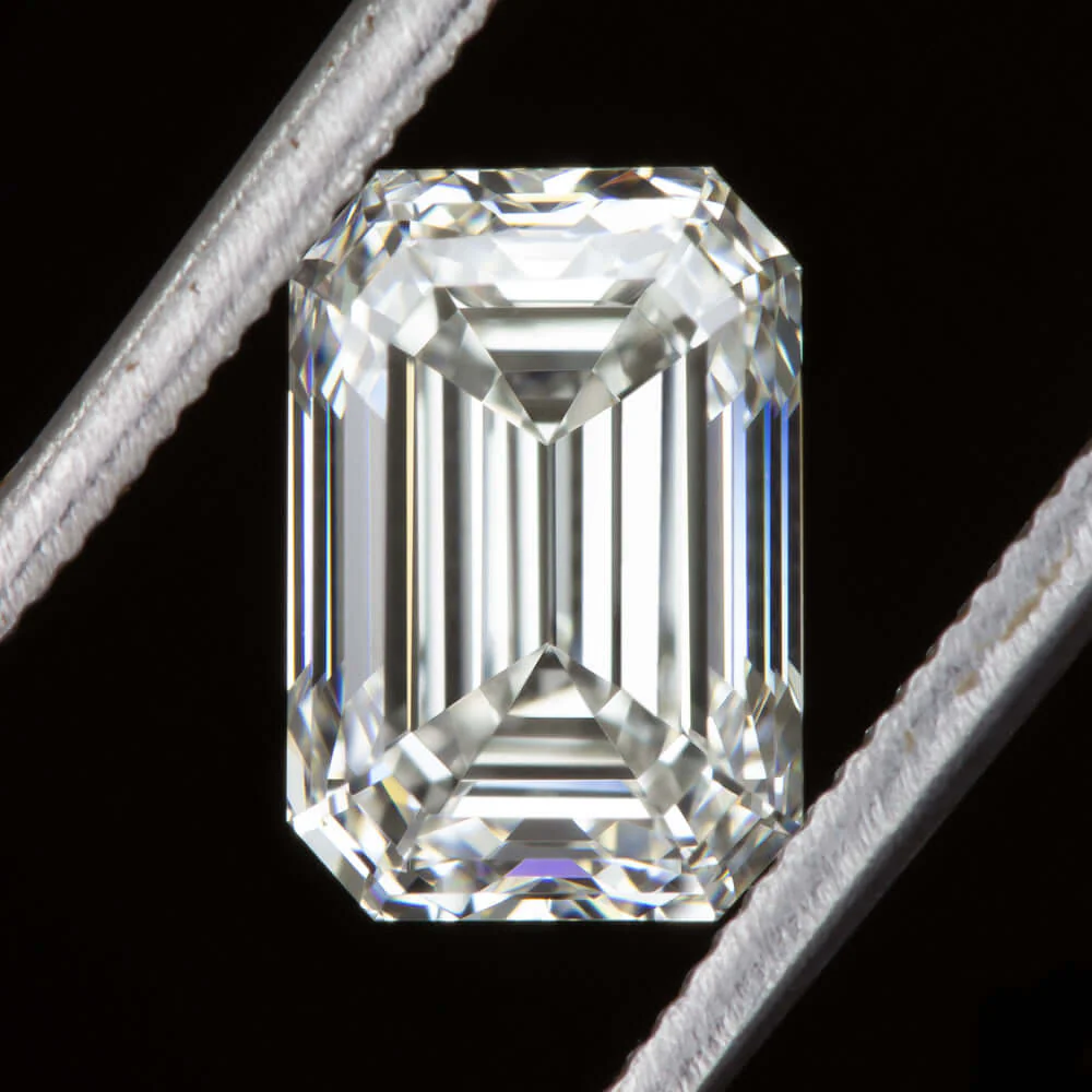 1.5 CARAT GIA CERTIFIED H VS1 EMERALD CUT DIAMOND LOOSE NATURAL ENGAGEMENT 1.5ct