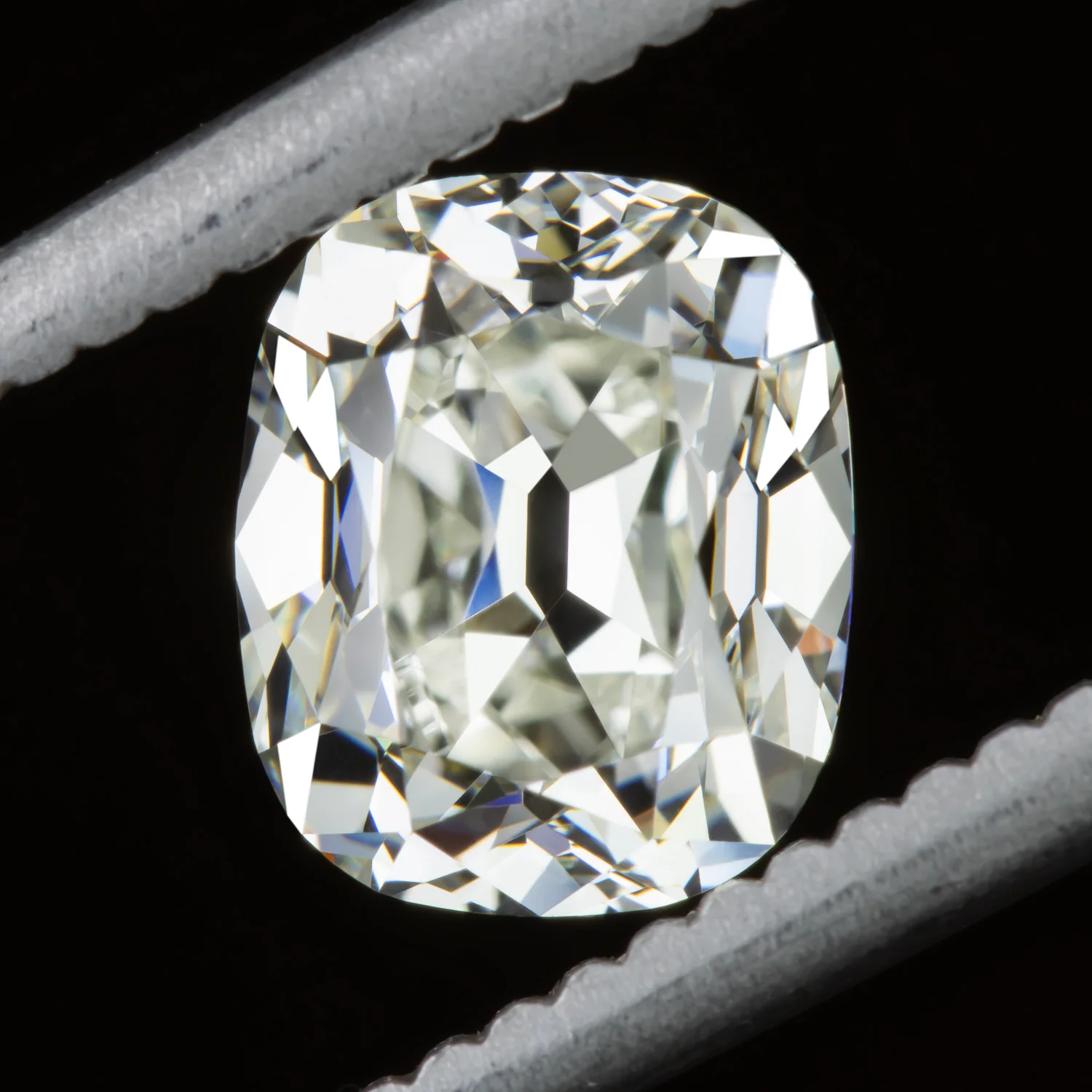 1.5 CARAT OLD MINE CUT DIAMOND GIA CERTIFIED J VS2 CUSHION BRILLIANT ELONGATED