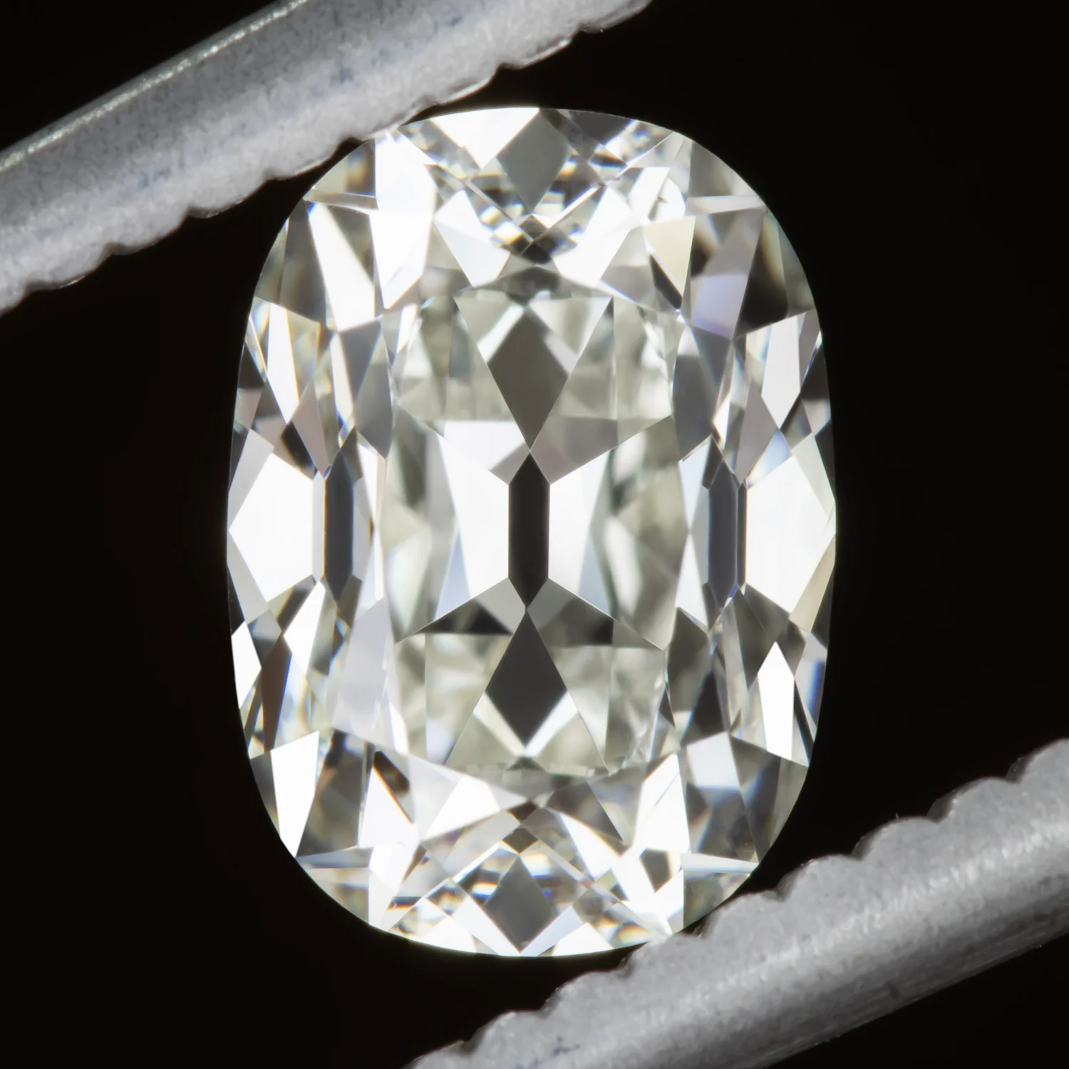 1.71ct OLD MINE CUT DIAMOND GIA CERTIFIED K VVS2 CUSHION BRILLIANT ELONGATED