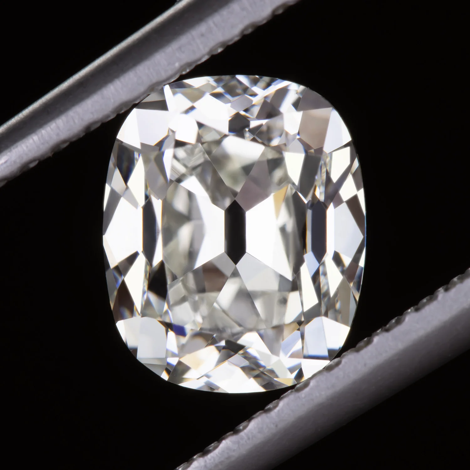1.5 CARAT OLD MINE CUT DIAMOND GIA CERTIFIED K VVS2 ELONGATED CUSHION BRILLIANT