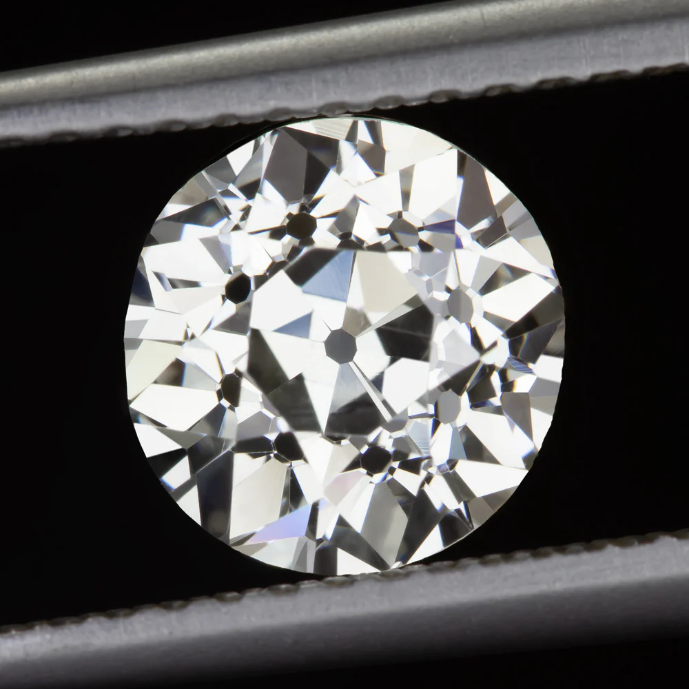 1.51ct OLD EUROPEAN CUT DIAMOND CERTIFIED I SI1 VINTAGE LOOSE NATURAL 1.5 CARAT