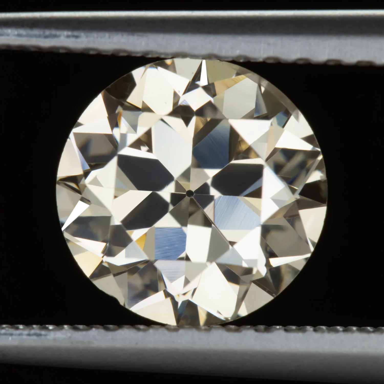 1.59ct OLD EUROPEAN CUT DIAMOND S-T SI1 VINTAGE LOOSE NATURAL ENGAGEMENT ESTATE