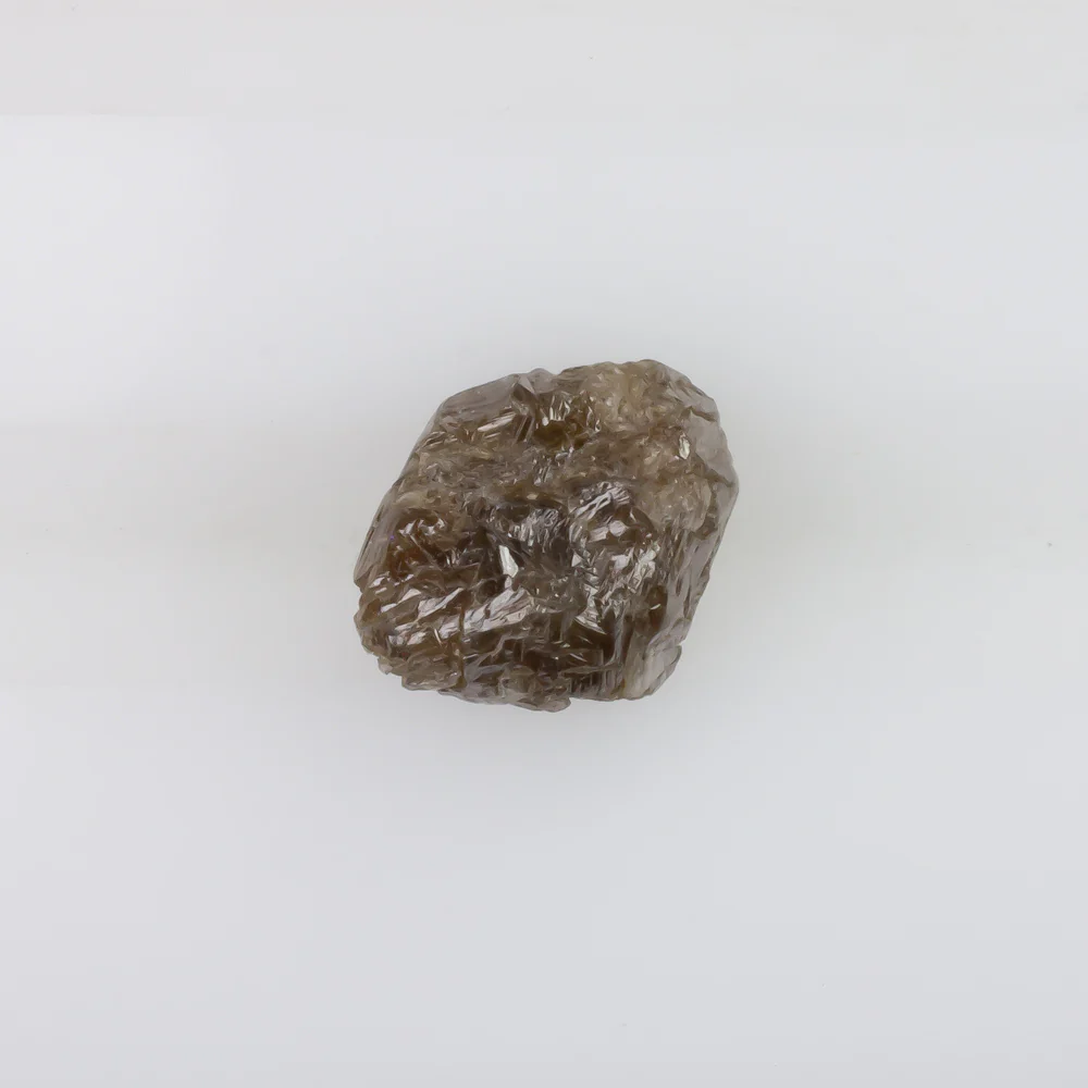 1.74ct NATURAL ROUGH DIAMOND LOOSE STONE SMOKY BROWN CRYSTAL RUSTIC EARTH MINED