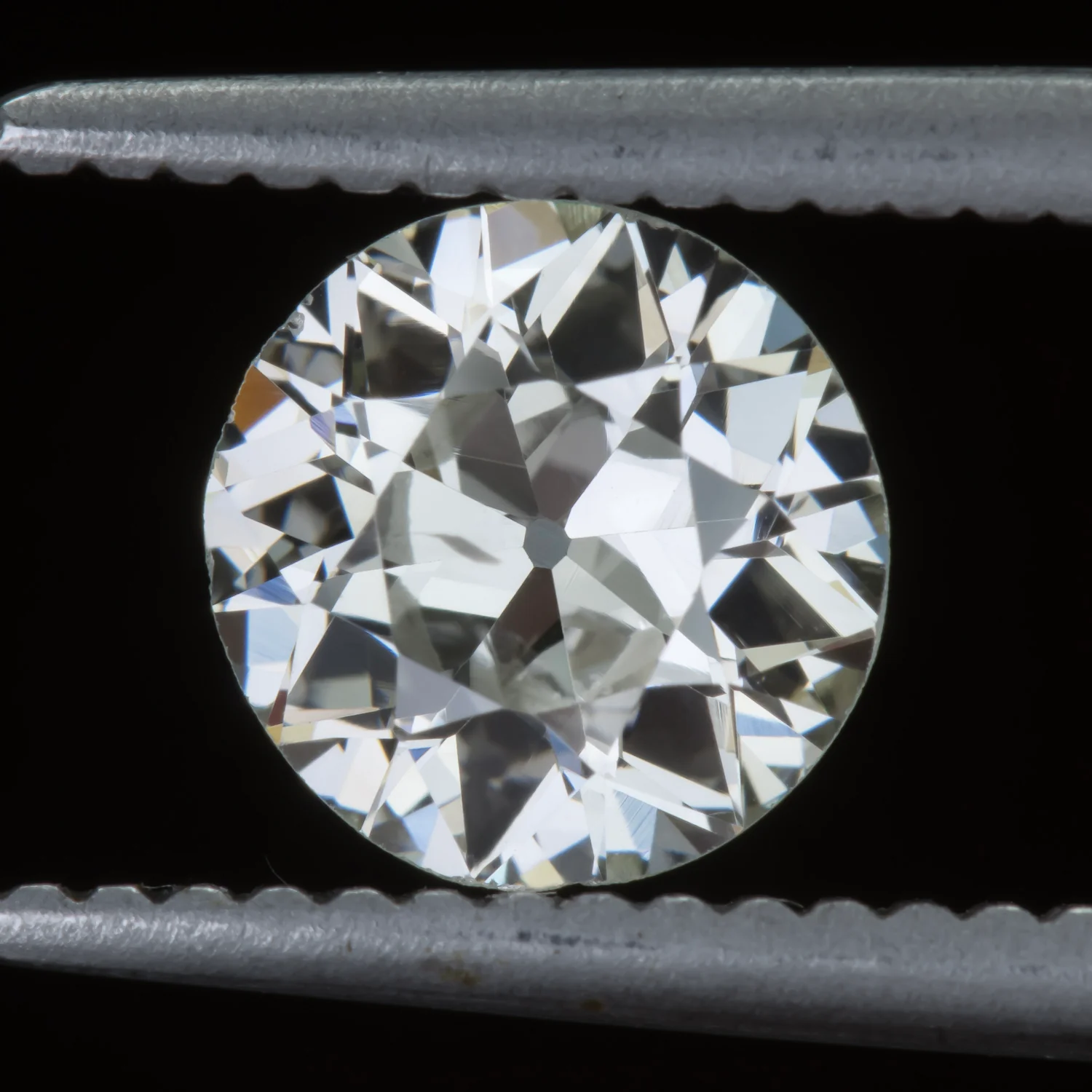 1 CARAT OLD EUROPEAN CUT DIAMOND 6.8mm VINTAGE LOOSE NATURAL ENGAGEMENT ESTATE