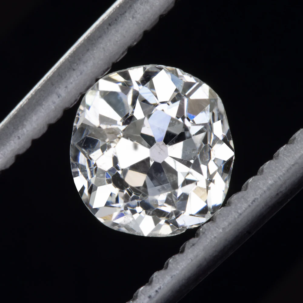 1 CARAT OLD MINE CUT DIAMOND ANTIQUE CUSHION BRILLIANT LOOSE NATURAL ESTATE 1ct
