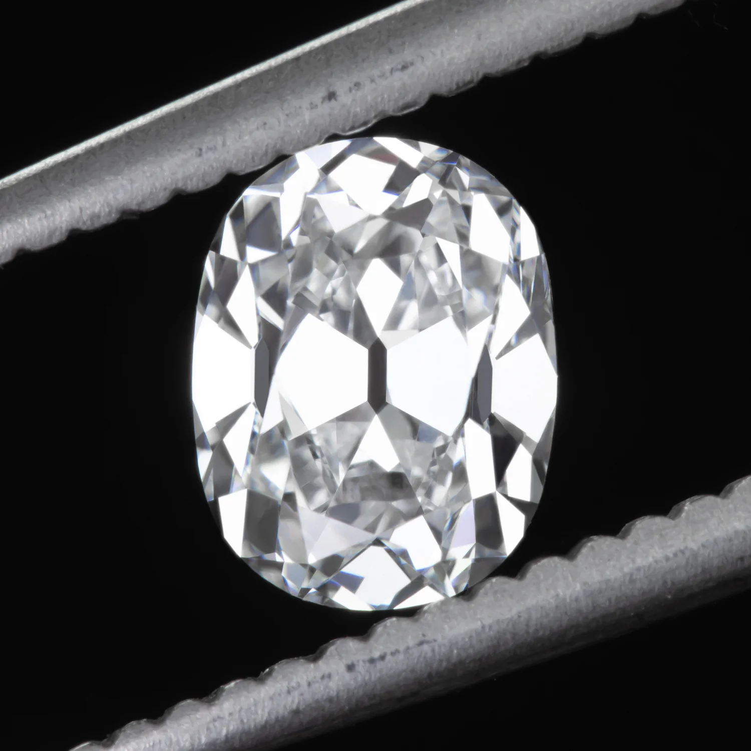 1 CARAT OLD MINE CUT DIAMOND GIA CERTIFIED D VS1 ELONGATED CUSHION BRILLIANT 1ct