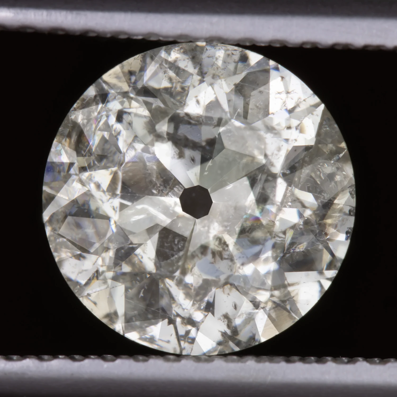 2.43c OLD EUROPEAN CUT DIAMOND VINTAGE LOOSE NATURAL ENGAGEMENT ESTATE 2.5 CARAT