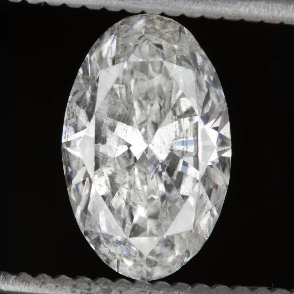 2 CARAT OVAL CUT DIAMOND E SI 10.7mm LOOSE NATURAL ENGAGEMENT EARTH MINED 2ct