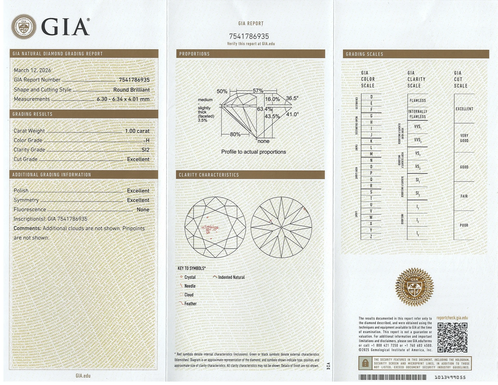 2ct H SI2 GIA CERTIFIED ROUND BRILLIANT DIAMOND STUD EARRINGS LOOSE MATCHED PAIR - Image 2