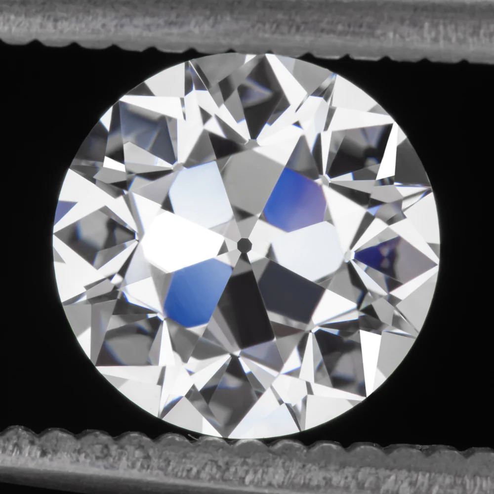 3.10ct OLD EUROPEAN CUT LAB CREATED DIAMOND CERTIFIED F VS2 VINTAGE STYLE 3ct