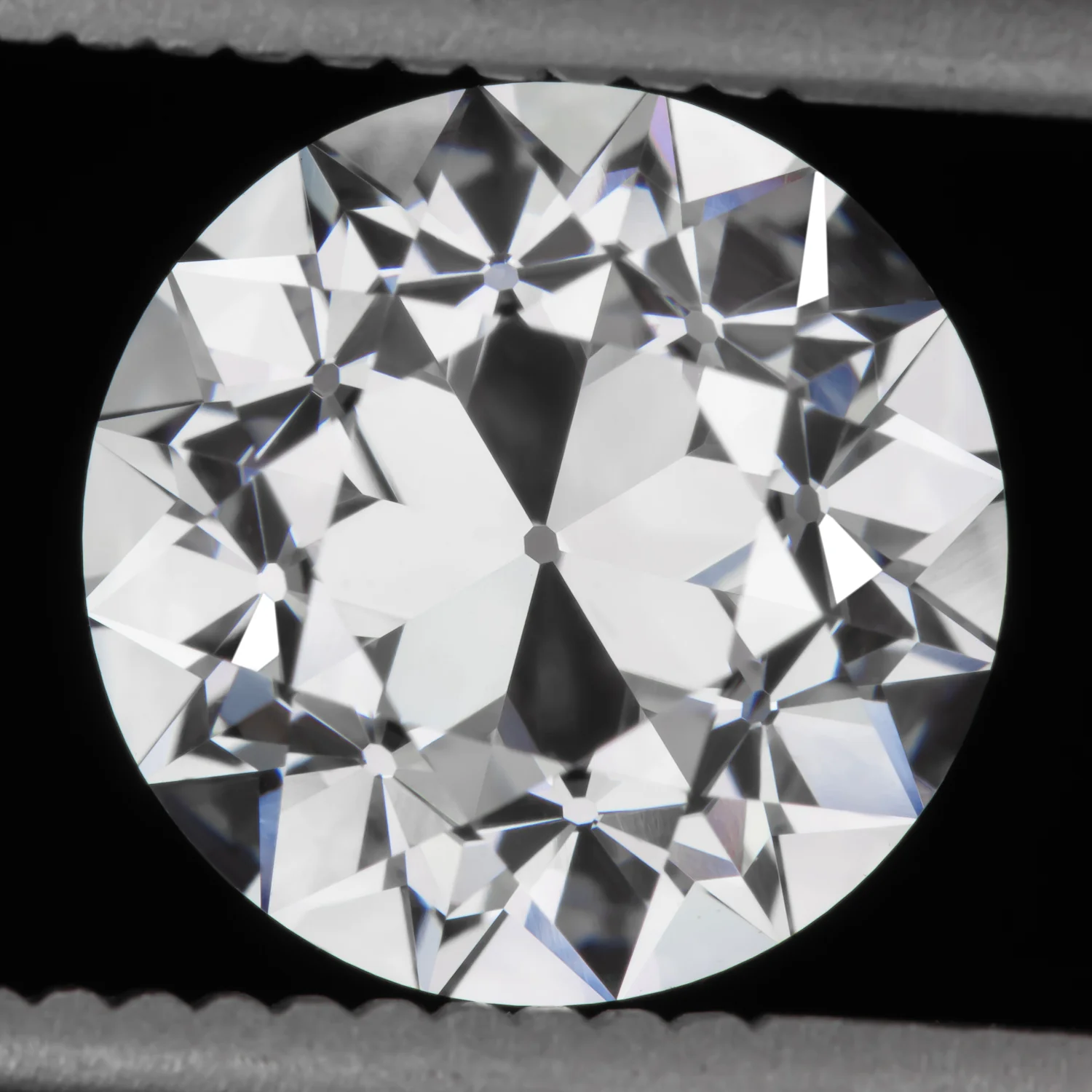 3.17ct OLD EUROPEAN CUT LAB CREATED DIAMOND CERTIFIED F VS1 VINTAGE STYLE
