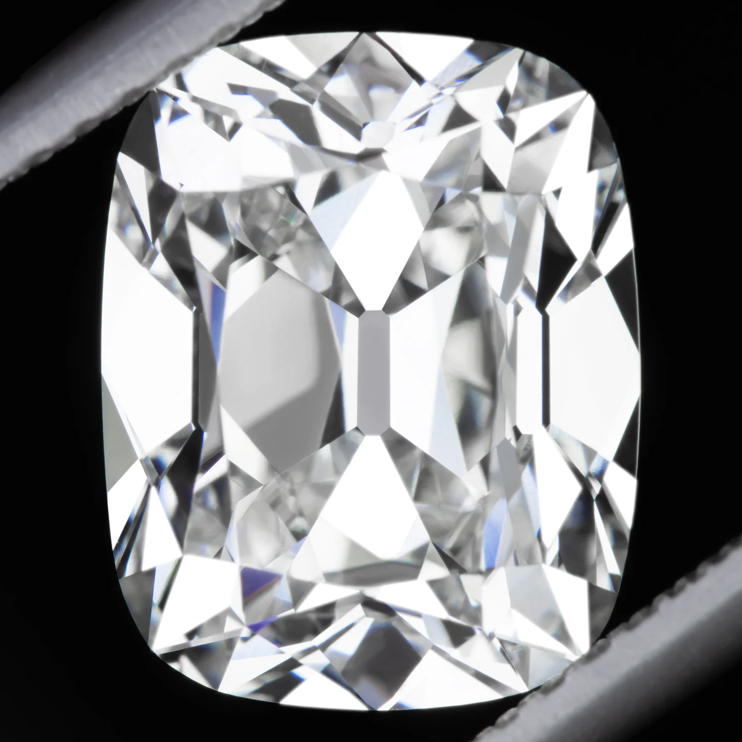 3.59ct OLD MINE CUT LAB CREATED DIAMOND CERTIFIED F VS1 CUSHION BRILLIANT 3.5ct