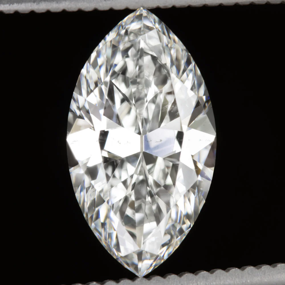 3 CARAT VINTAGE MARQUISE CUT DIAMOND GIA CERTIFIED G SI1 LOOSE NATURAL ESTATE