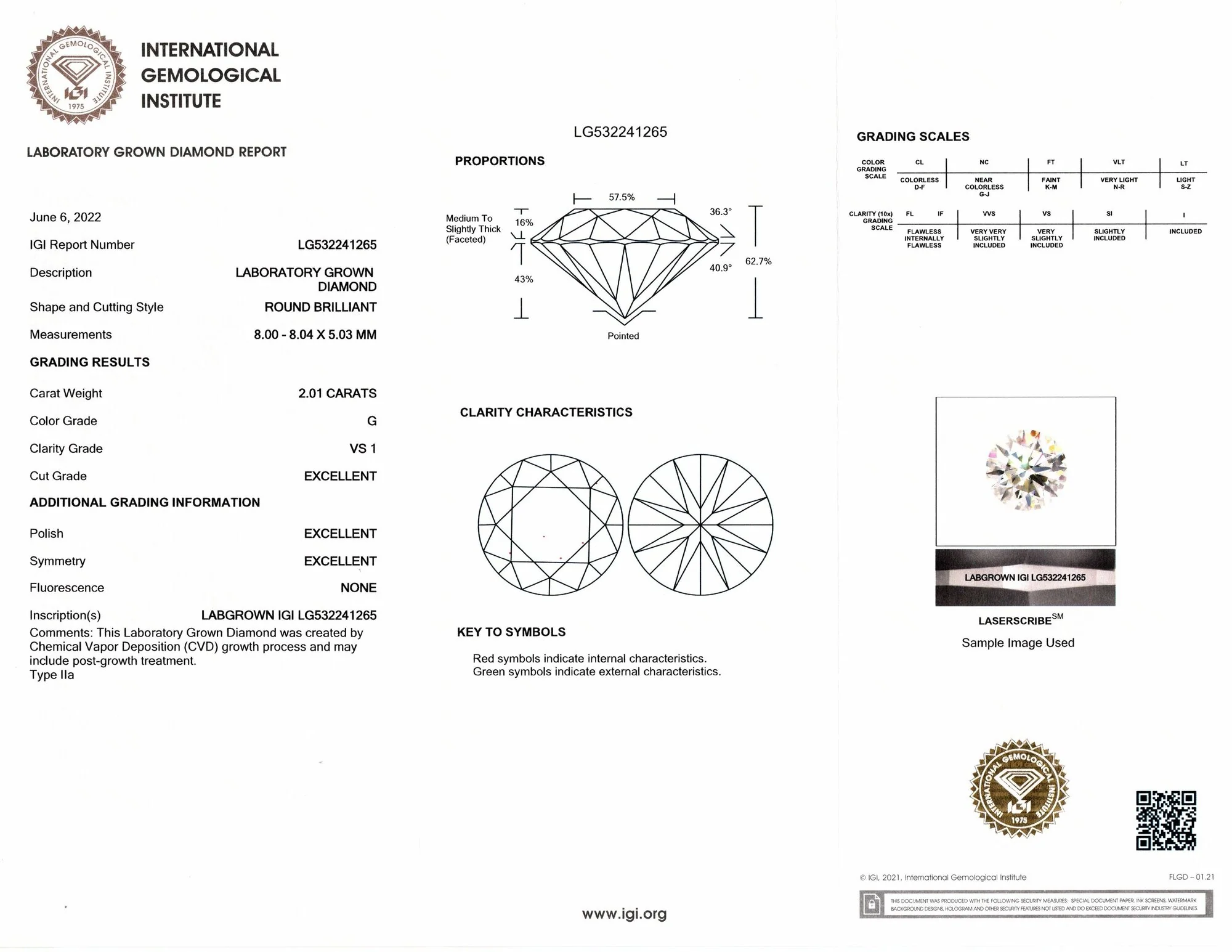 4 CARAT LAB CREATED DIAMOND STUD EARRINGS CERTIFIED G VS1 PAIR EXCELLENT ROUND - Image 3