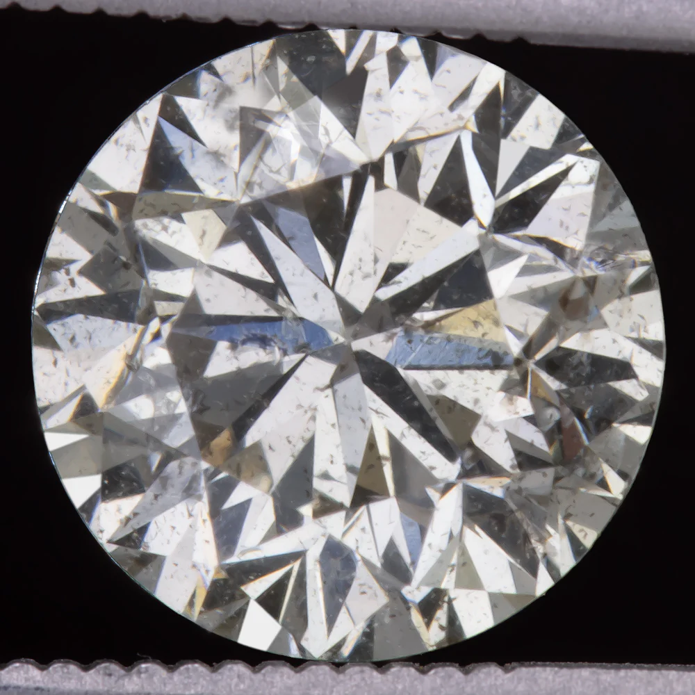 6.42c NATURAL DIAMOND 12mm VERY GOOD ROUND BRILLIANT CUT LOOSE EARTH MINED 6.5ct