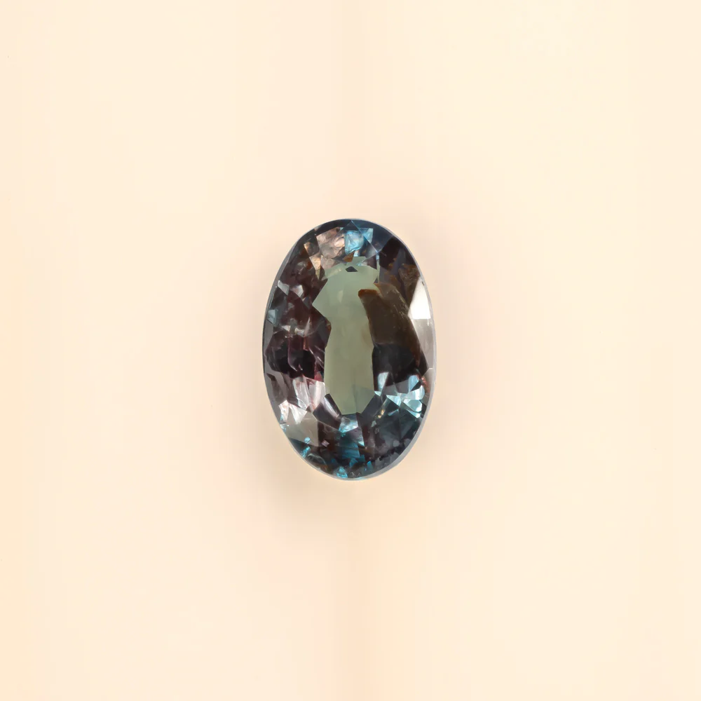 ALEXANDRITE GIA CERTIFIED GREEN TO PINK PURPLE OVAL NATURAL COLOR CHANGE LOOSE - Image 2