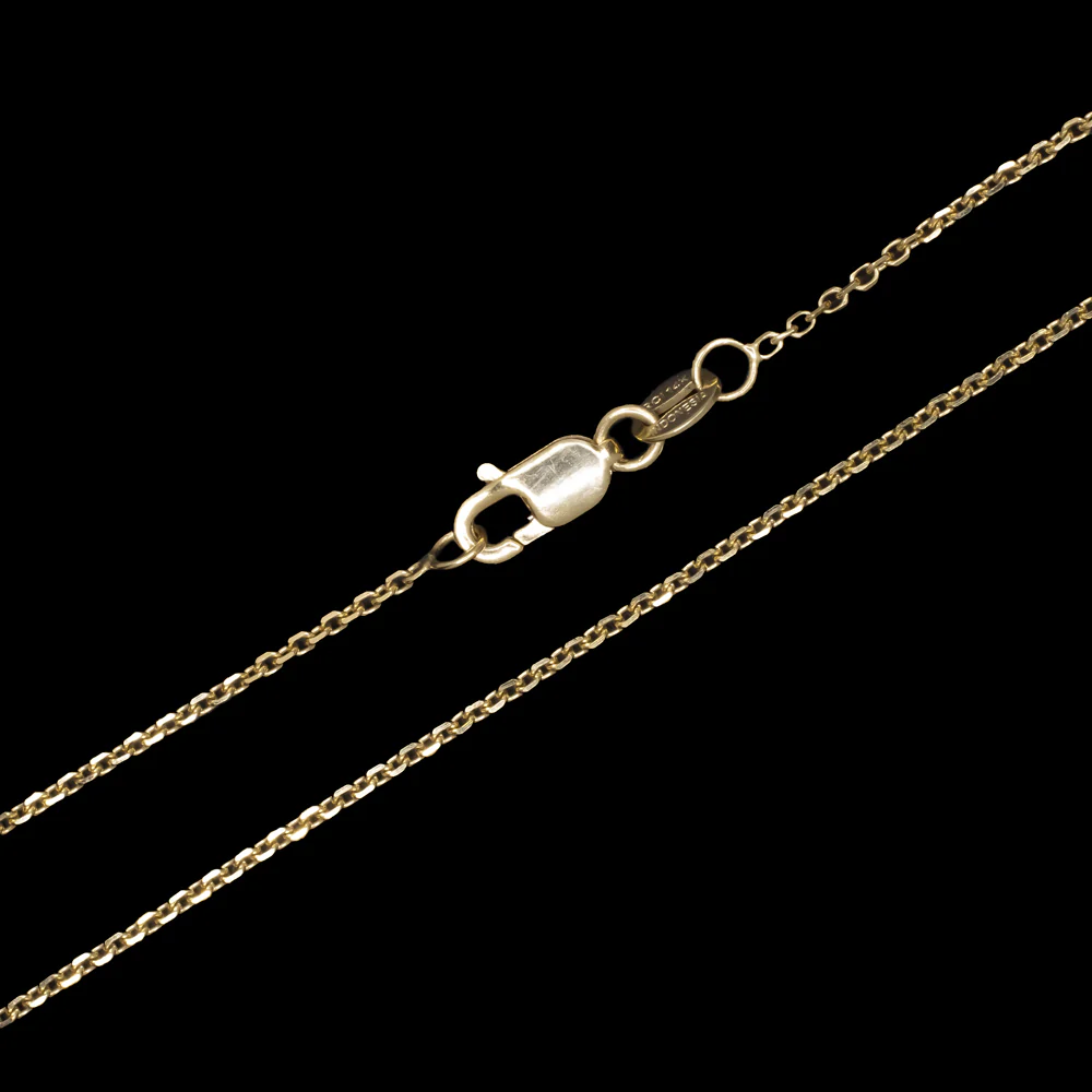 DIAMOND SOLITAIRE NECKLACE 0.92ct PEAR SHAPE TEARDROP 14k YELLOW GOLD PENDANT - Image 2