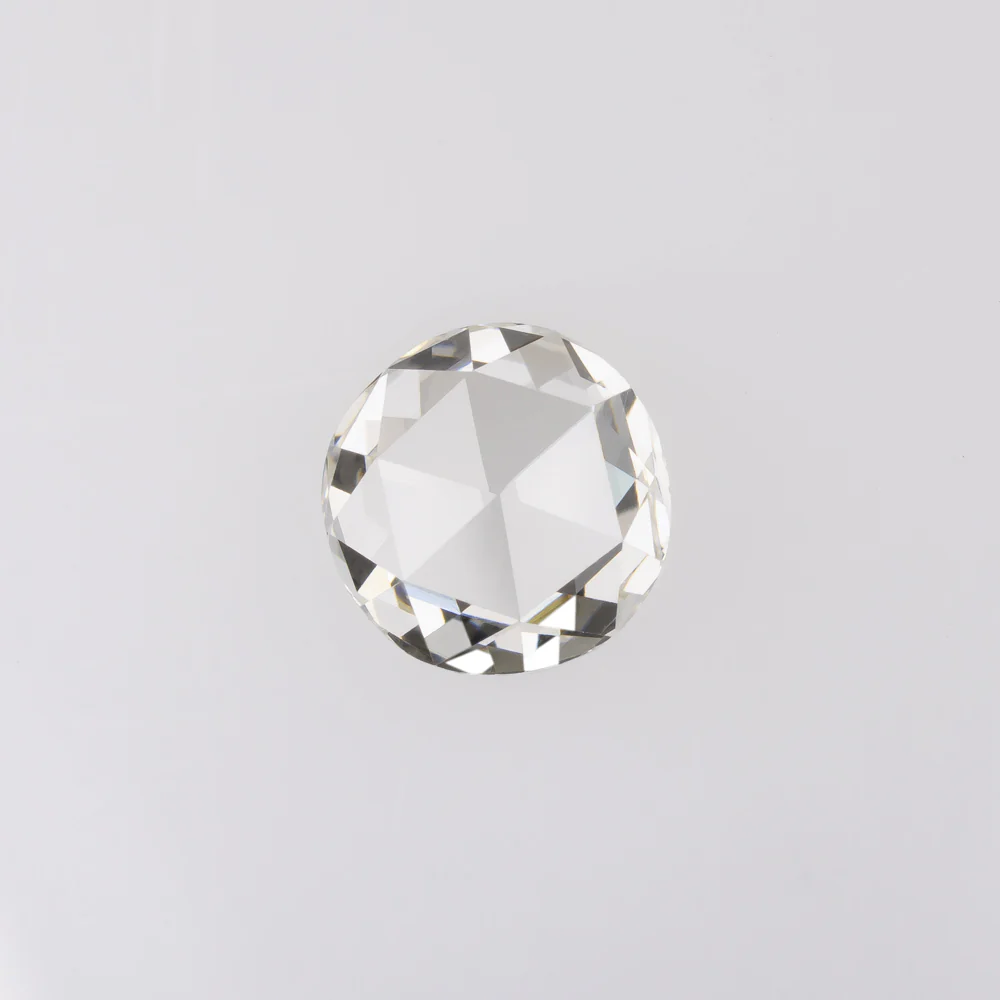ROSE CUT DIAMOND LOOSE NATURAL EARTH MINED ROUND 0.68ct I VS1 5.6mm 2/3 CARAT