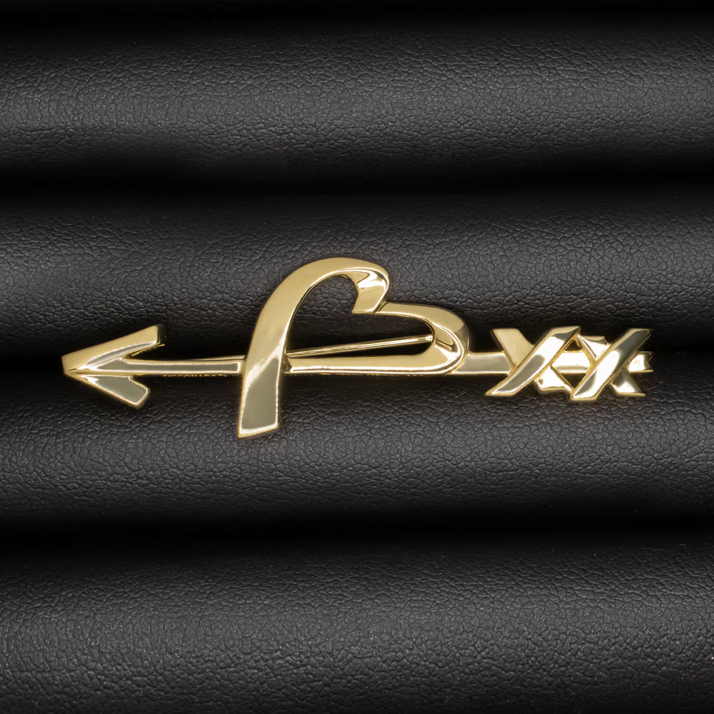 VINTAGE TIFFANY AND CO PIN 8.1gm 18k YELLOW GOLD PALOMA PICASSO PENDANT BROOCH
